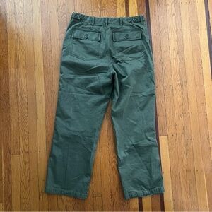 J. Crew Foundry Utility pant green 14 EUC style G7692